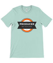 Load image into Gallery viewer, REC.PLAY.STOP PRODUCER Canvas Unisex Crew Neck T-Shirt