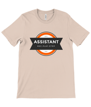 Load image into Gallery viewer, REC.PLAY.STOP ASSISTANT Canvas Unisex Crew Neck T-Shirt