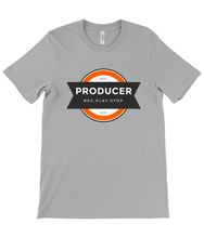 Load image into Gallery viewer, REC.PLAY.STOP PRODUCER Canvas Unisex Crew Neck T-Shirt