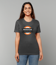 Load image into Gallery viewer, REC.PLAY.STOP MANAGER Canvas Unisex Crew Neck T-Shirt