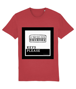 KEYS PLEASE B&W Unisex Crew Neck T-Shirt