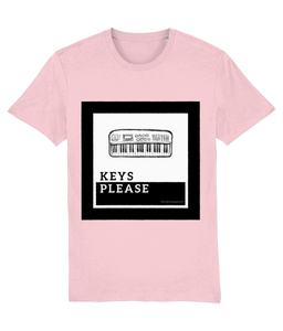 KEYS PLEASE B&W Unisex Crew Neck T-Shirt