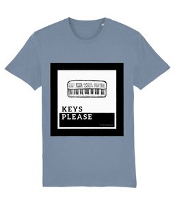 KEYS PLEASE B&W Unisex Crew Neck T-Shirt