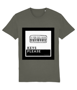 KEYS PLEASE B&W Unisex Crew Neck T-Shirt