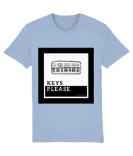 Load image into Gallery viewer, KEYS PLEASE B&amp;W Unisex Crew Neck T-Shirt
