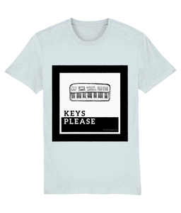 KEYS PLEASE B&W Unisex Crew Neck T-Shirt